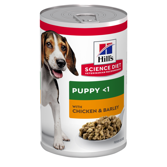 Hill's Science Diet Puppy Chicken And Barley Canned Dog Food 370g