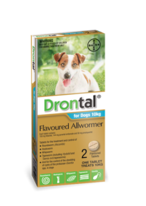 Drontal Worm Treatment For Dogs Under 10kg 2 Pack