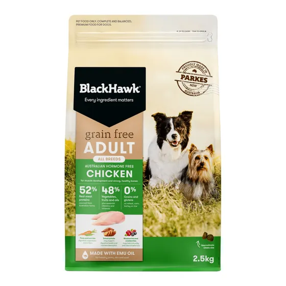 Black Hawk Chicken Grain Free Dog Food 2.5kg