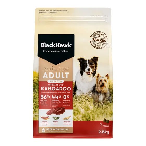 Black Hawk Kangaroo Grain Free Dog Food 2.5kg