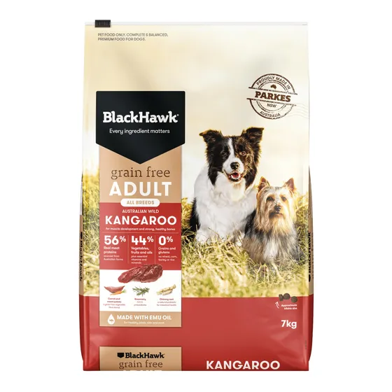 Black Hawk Kangaroo Grain Free Dog Food 7kg
