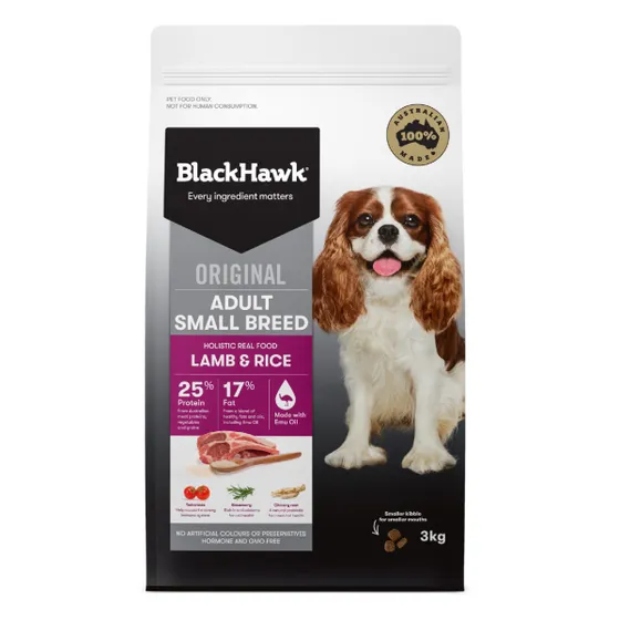 Black Hawk Lamb & Rice Small Breed Dog Food 3kg