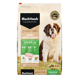 Black Hawk Large Breed Grain Free Chicken 15kg