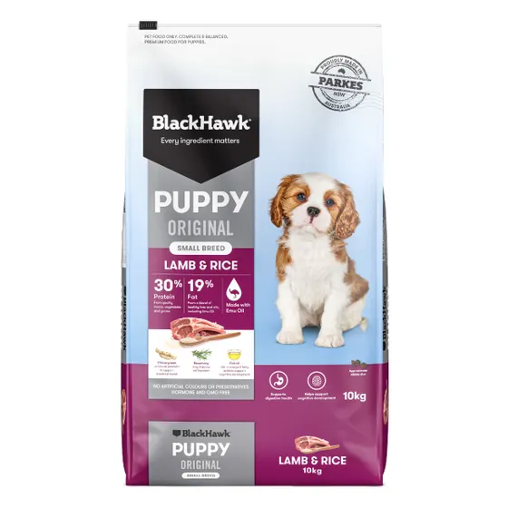 Black Hawk Small Breed Lamb Rice Puppy Food 10kg