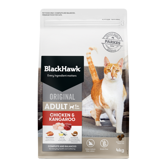 Black Hawk Original Cat Chicken And Kangaroo 4kg