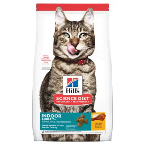 Hill's Science Diet Adult 7+ Indoor Cat Food 1.58kg