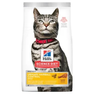 Hill's Science Diet Adult Urinary Hairball Control Cat Food Chicken 1.58kg
