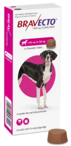 Bravecto Chewable Tablet Flea Treatment For Xlarge Dogs 40 To 56
