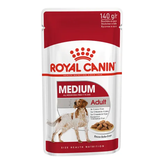Royal Canin Medium Dog Food Pouch 140g