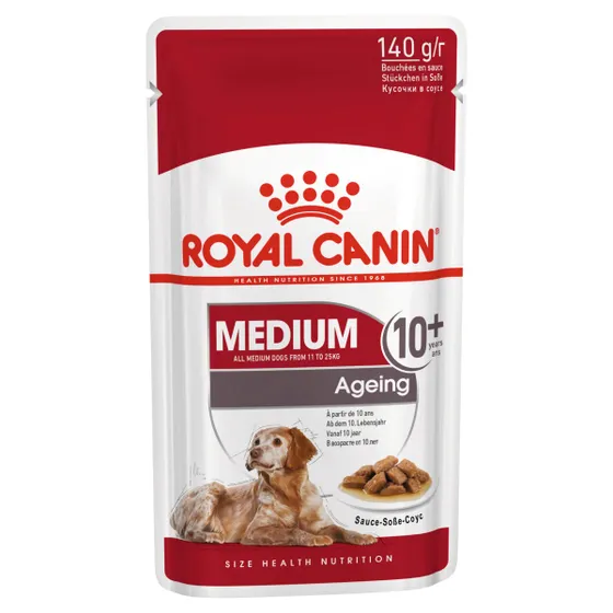 Royal Canin Medium Ageing 10+ Gravy Pouch 140g