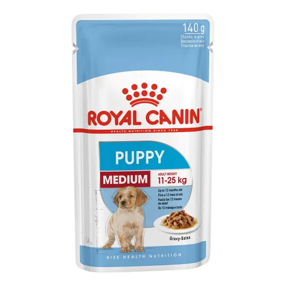 Royal Canin Medium Puppy Food Pouch 140g