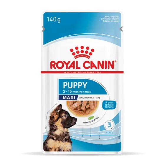 Royal Canin Maxi Puppy Food Pouch 140g