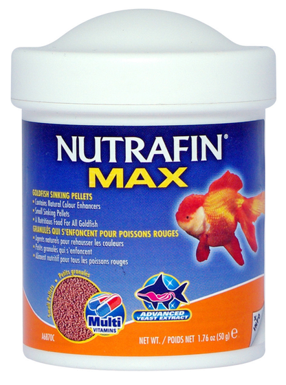 Nutrafin Max Goldfish Sinking Pellet Food 50g