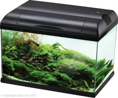 Aqua One Ecostyle 61 Black Aquarium 70L