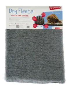 Yours Droolly Dog Bed Dry Fleece 61cm X 91cm Grey
