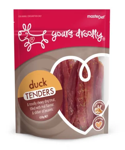 Yours Droolly Duck Tenders Dog Treats 450g