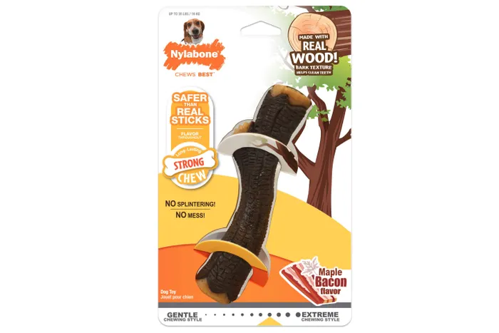 Nylabone Dog Wood Chew Stick Wolf