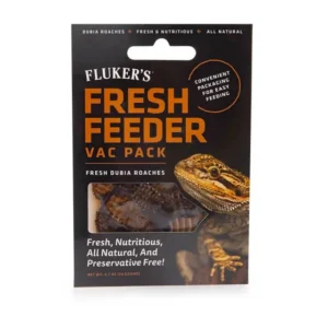 Fluker's Fresh Feeder Vac Pack Dubia Roaches. 20gm