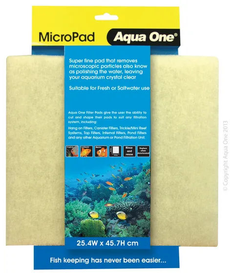 Aqua One Self Cut Micro Filter Pad