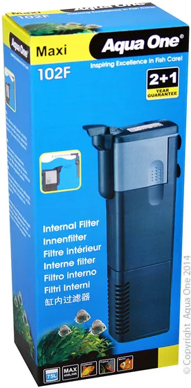 Aqua One Maxi Filter 102f For Tanks Up To 75l