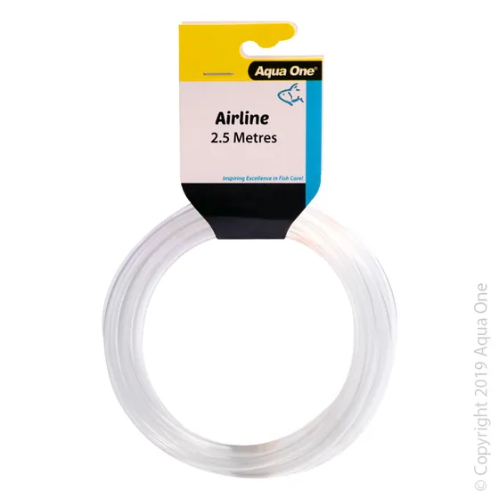 Aqua One Air Line Pvc Clear Tubing 2.5m