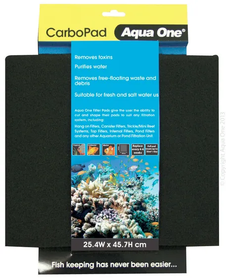 Aqua One Self Cut Carbon Filter Pad