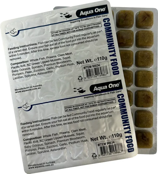Frozen Aqua One Community Food 110g
