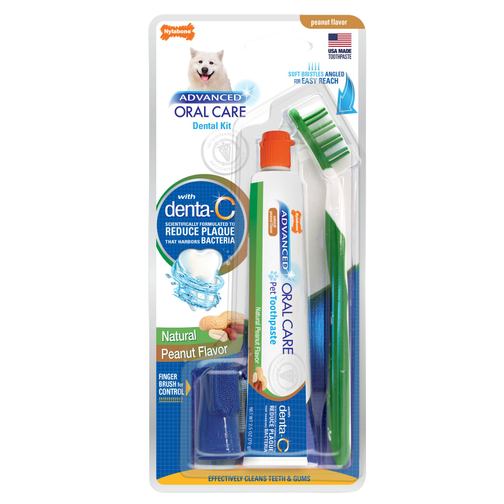 Nylabone Advanced Oral Care Natural Dental Kit