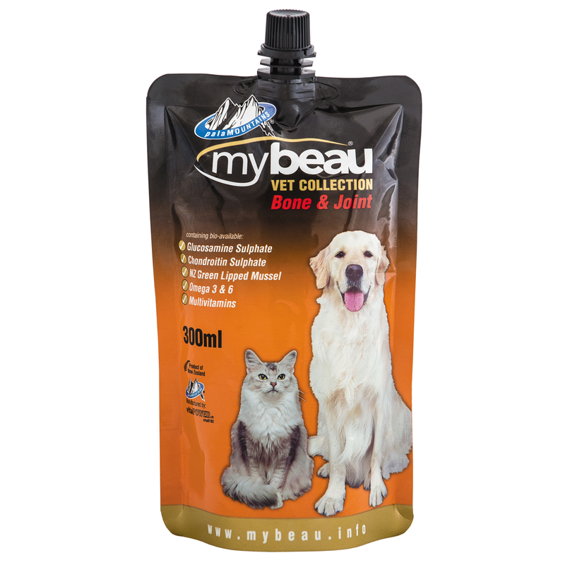 Mybeau Bone & Joint Liquid Supplement For Dogs & Cats 300ml Pouch