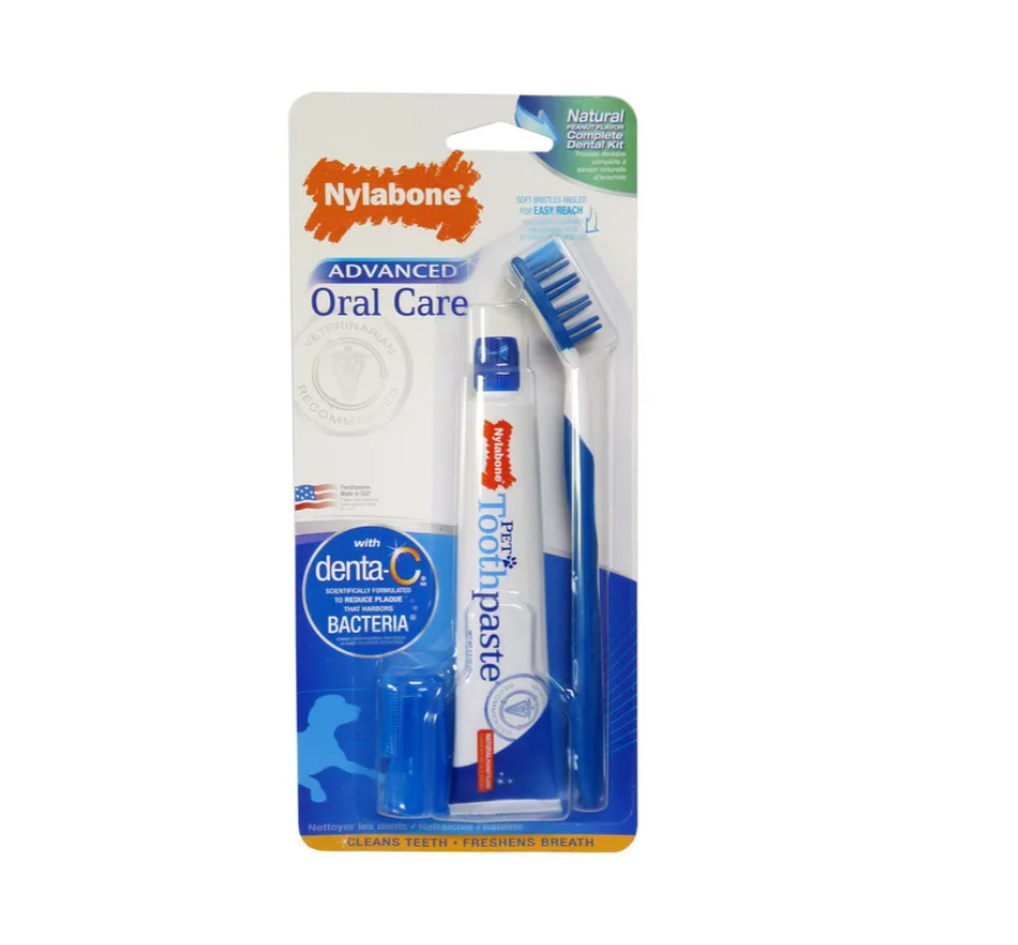 Nylabone Advanced Oral Care Natural Dental Kit