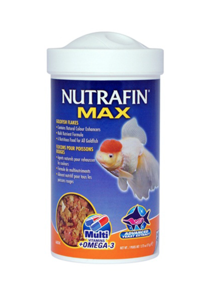 Nutrafin Max Goldfish Flake Food 77g