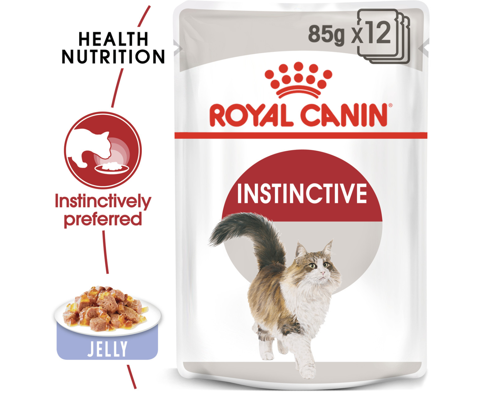 Royal Canin Instinctive Cat Food In Jelly 85g