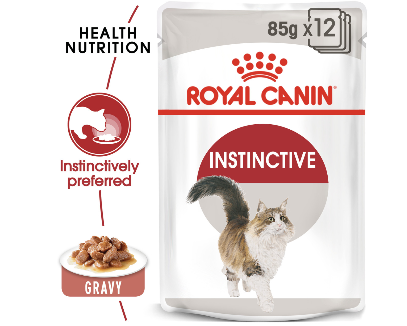 Royal Canin Instinctive Cat Food In Gravy 85g