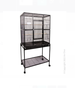 Avi One Bird Cage - 604 - Square Black 82x46x152cm
