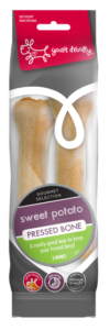 Yours Droolly Rawhide Pressbone Sweet Potato 2 Pack