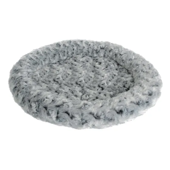 Trouble & Trix Snugglepuss Cat Bed Oval Latte Swirl Small