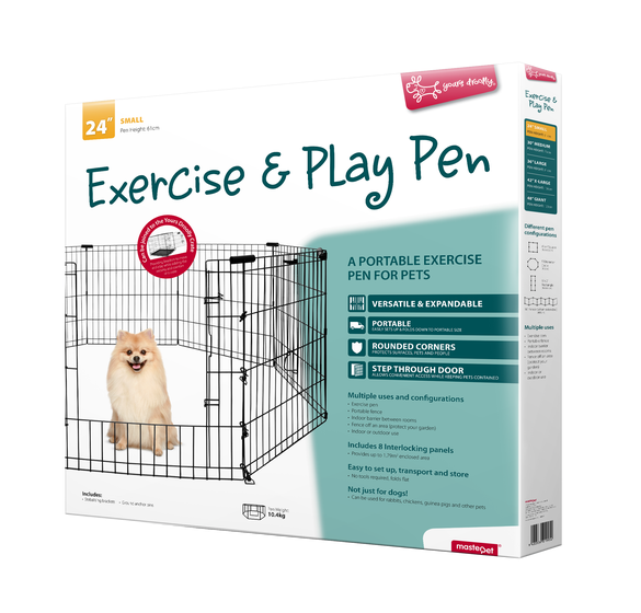 Yours Droolly Dog Exercise Pen 24 Inch