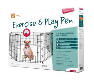 Yours Droolly Dog Exercise Pen 30 Inch