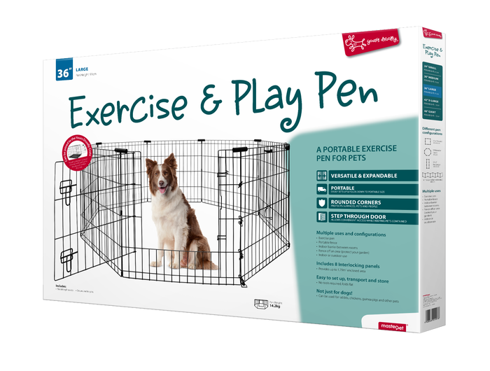 Yours Droolly Dog Exercise Pen 36 Inch