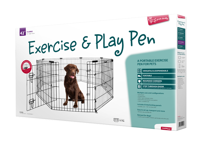 Yours Droolly Dog Exercise Pen 42 Inch