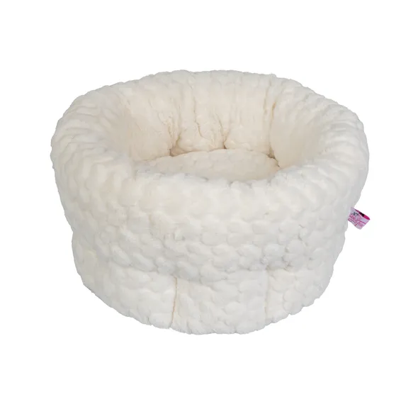 Trouble & Trix Cat Bed Deep Sided White