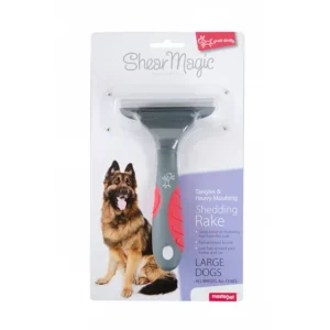 Yours Droolly Shear Magic Shedding Rake For Large Dogs