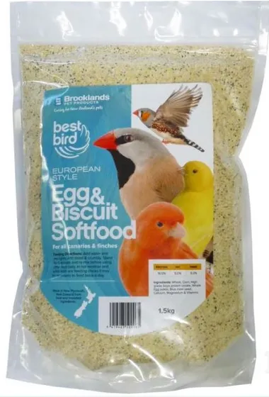 Best Bird Egg & Biscuit Softfood 1.5kg