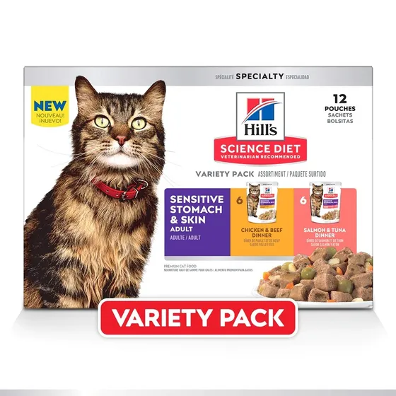 Hill's Science Diet Adult Sensitive Skin & Stomach Variety Pack