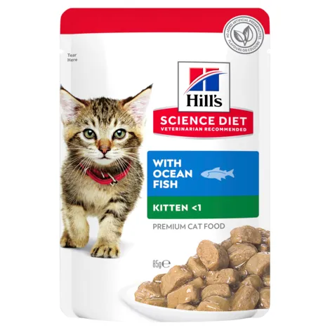 Hills Science Diet Ocean Fish Kitten Food 85g