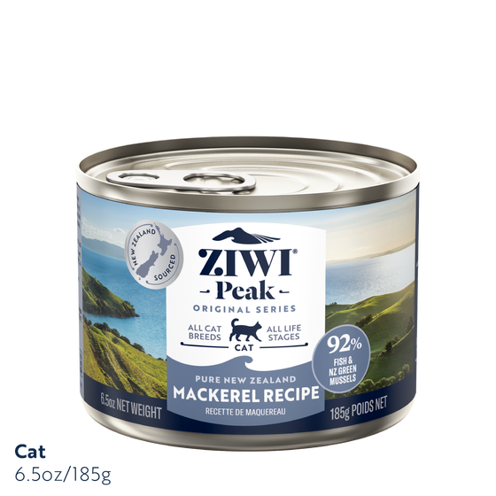 Ziwi Peak Canned Mackerel Cat Food 185g