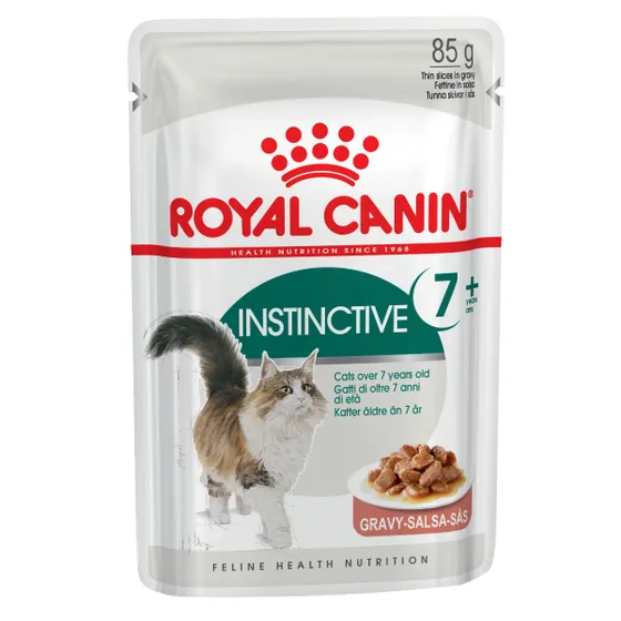 Royal Canin Instinctive +7 Senior Cat Food In Gravy 85g
