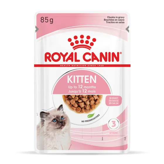 Royal Canin Instinctive Kitten Food In Gravy 85g