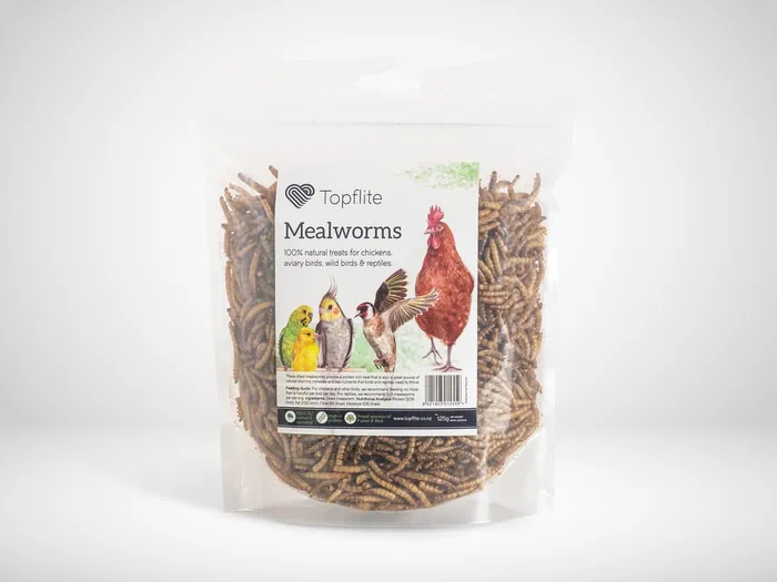 Topflite Dried Mealworms 125g
