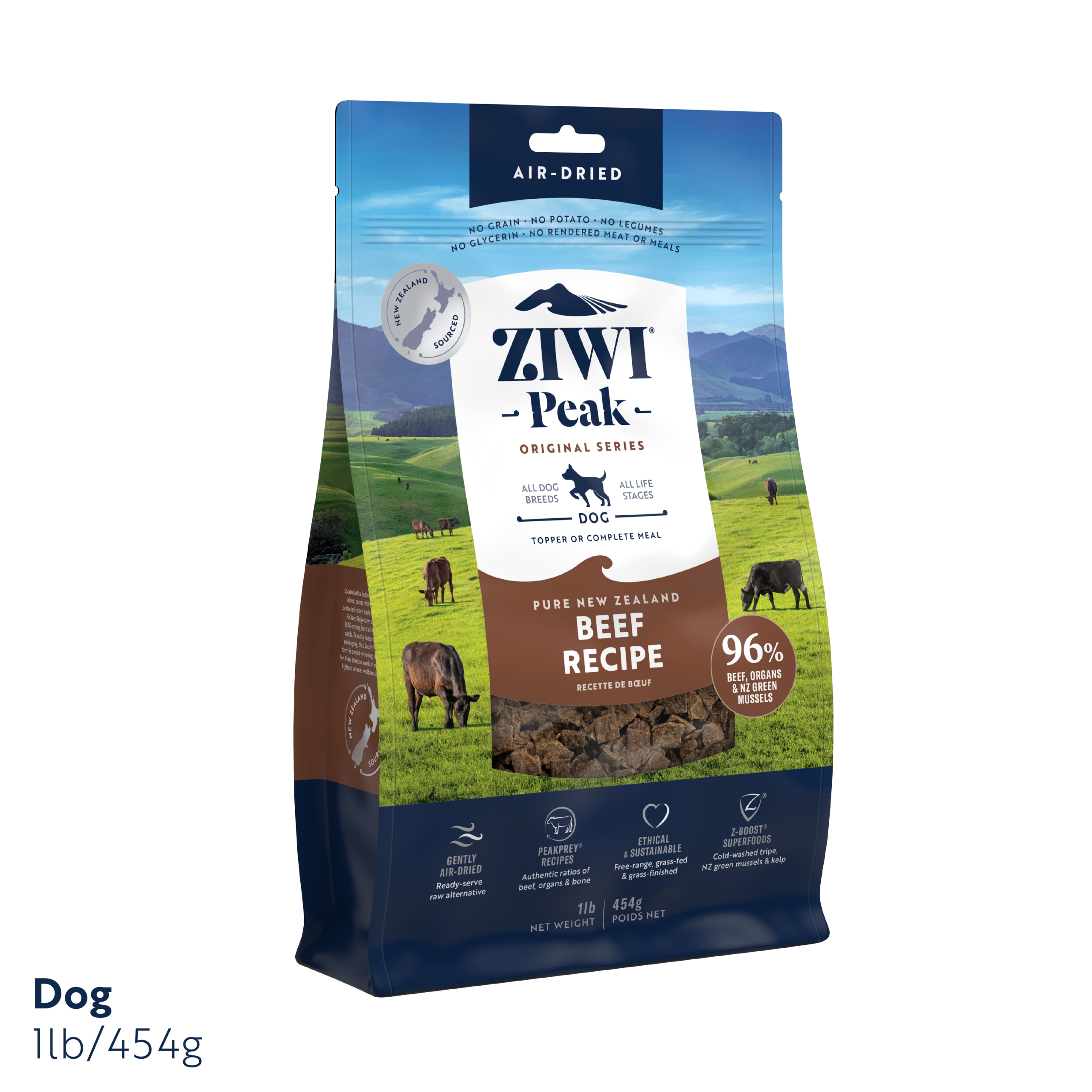 Ziwi Peak Daily Dog Cuisine Beef 454g